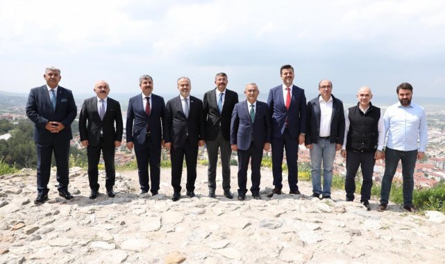 Başkanlara şehri tanıttı
