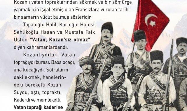 Başkent Kozanlılar Derneği'nden "Kozan'dan Sivas'a 1919" kitabı
