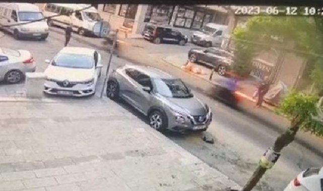 Bayrampaşa'da motosiklet hırsızları kamerada