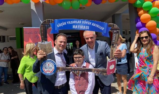 Beylikdüzü'nde 450 minik yazar kitaplarını tanıttı