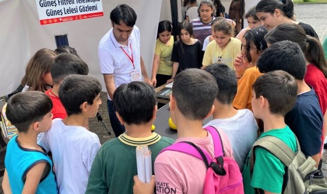 Bilgievi öğrencileri Sur Bilim Şenliğine katıldı