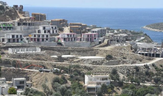 Bodrum'da 531 firmaya işlem yapıldı, inşaat çalışmaları durmadı