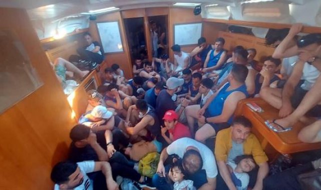 Bodrum'da 86 kaçak göçmen yakalandı