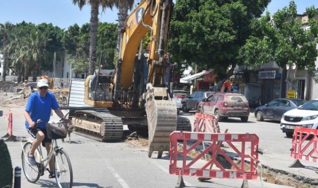 Bodrum'da yasak olmasına rağmen devam eden inşaat çalışmalarına tepki