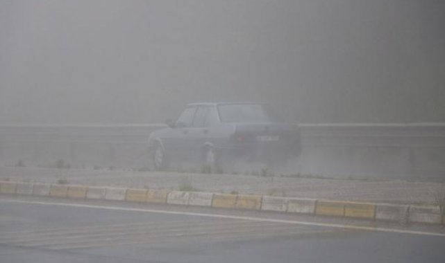 Bolu Dağı'nda sağanak ve sis