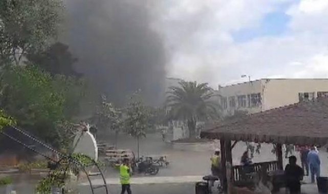 Çapa'daki İstanbul Üniversitesi İstanbul Tıp Fakültesi'nde yangın-1