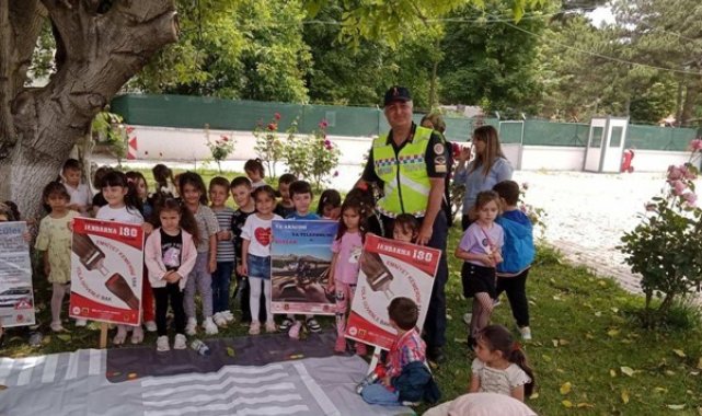 Çocuklar için "Tatilde de Trafik Kuralları Aklımda" projesi geliştirildi