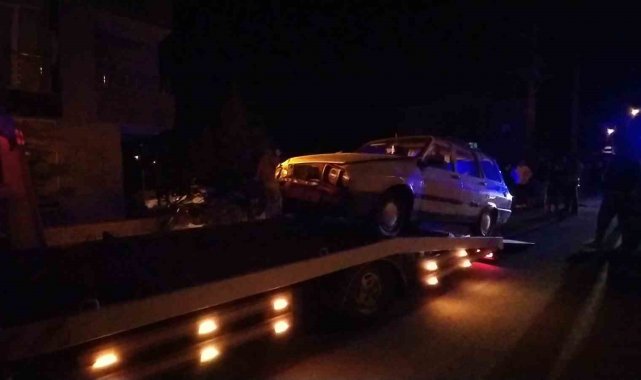 Çorum'da iki otomobil çarpıştı: 1 yaralı