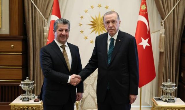 Cumhurbaşkanı Erdoğan, Barzani'yi kabul etti