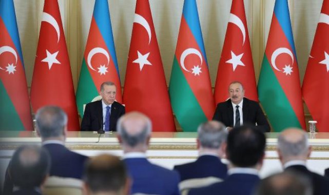 Cumhurbaşkanı Erdoğan ve Cumhurbaşkanı Aliyev, ortak basın toplantısında açıklamalarda bulundu