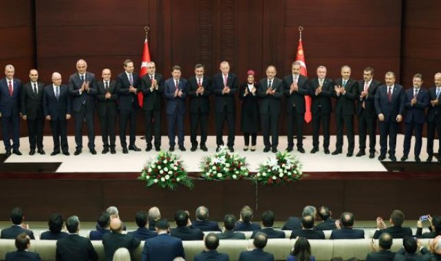 Cumhurbaşkanı Erdoğan, yeni kabineyi açıkladı