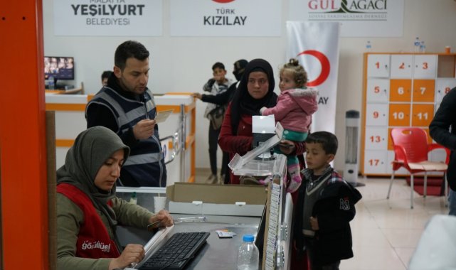 Depremzedelere toplamda 110 bin paket yardım dağıtıldı