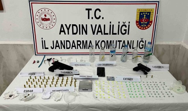 Didim'de jandarmadan uyuşturucu operasyonu