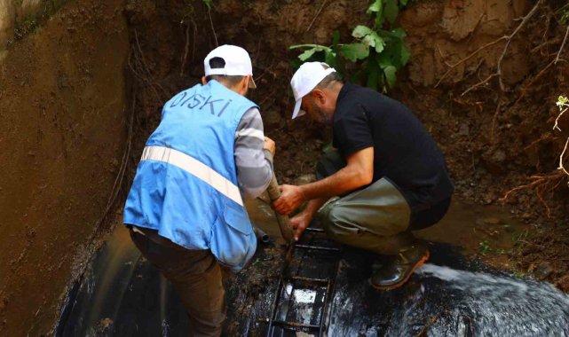 DİSKİ, dört ilçeyi besleyen ana isale hattı arızasını çözüme kavuşturdu
