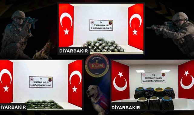 Diyarbakır'da narko terör operasyonu: 150 kilo toz esrar ele geçirildi