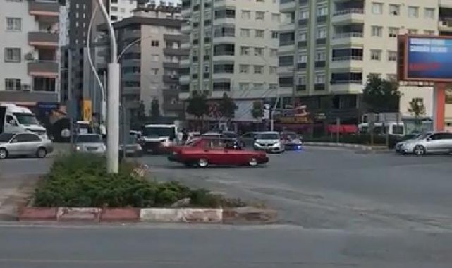 Drift yapan sürücüye 20 bin 342 lira ceza