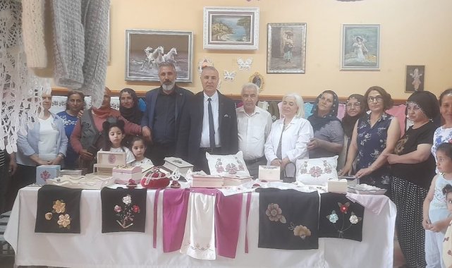 Elazığ'da kadınların el emekleri görücüye çıktı