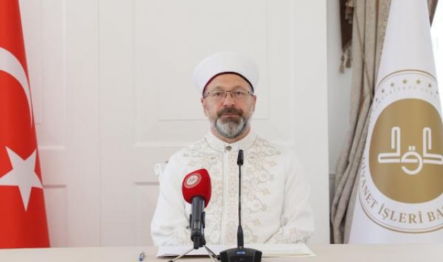Erbaş: Vekaletle 550 bin hisse kurban kesmeyi hedefliyoruz