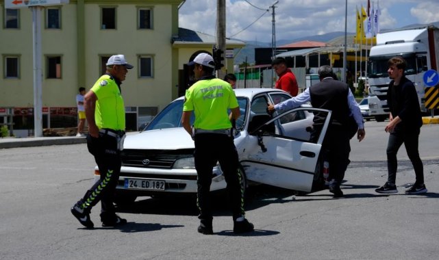 Erzincan'da 15 günde 84 adet trafik kazası oldu