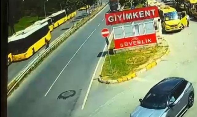 Esenler'de duraktaki İETT otobüsünü çaldı
