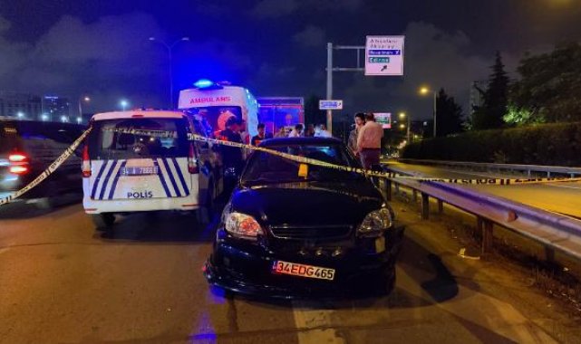 Esenler'de otomobil motosiklete çarptı: 1 ölü