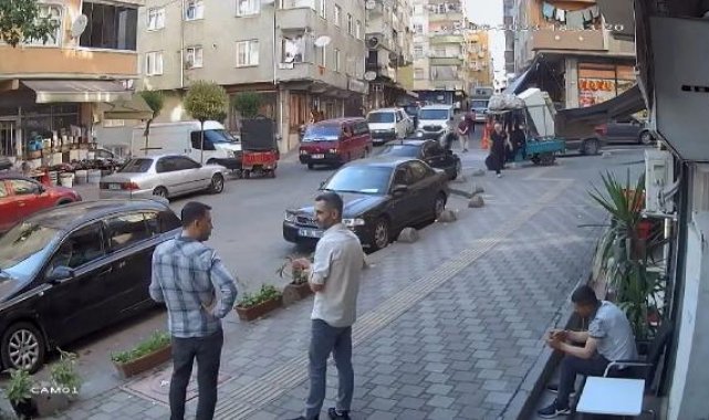 Esenler'de penalvanın çocuğa çarptığı anlar kamerada