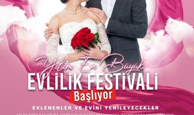 Evlilik hazırlığı yapanlar KUMSMALL AVM'deki bu festivali kaçırmasın