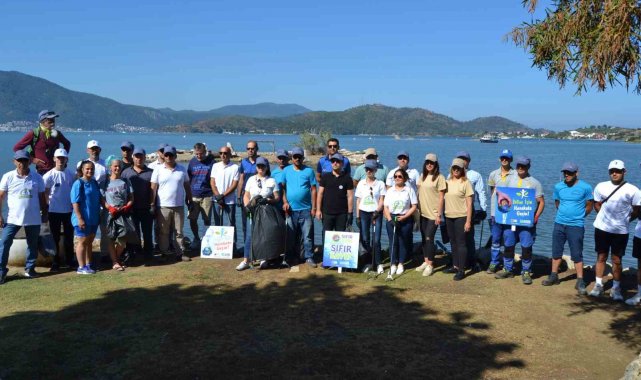 Fethiye Kuş Cenneti'nde temizlik etkinliği yapıldı