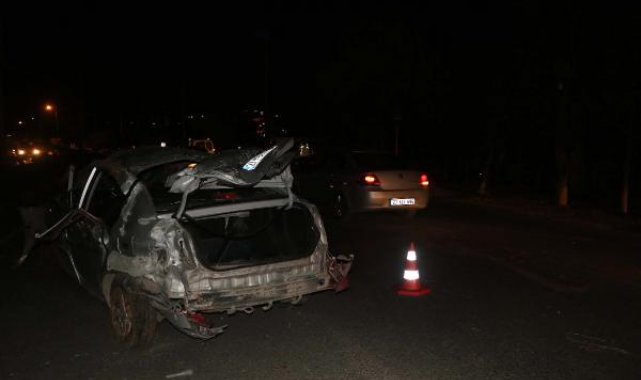 Gaziantep'te otomobil takla attı: 3 yaralı