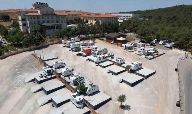 Gaziantep'te yeni karavan parkı Burç Ormanı'nda tamamlandı