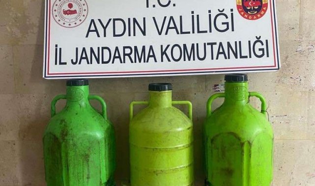 Germencik'te zeytinyağı hırsızı yakalandı