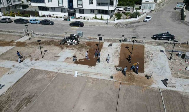 Güzelyurt Mahallesinde yeni park yapımı başladı