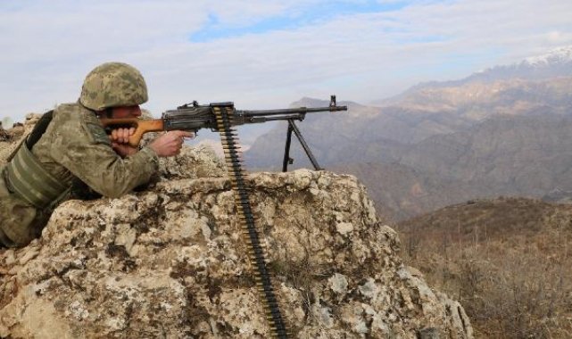 Hakkari'de ikna sonucu PKK'lı 1 terörist teslim oldu