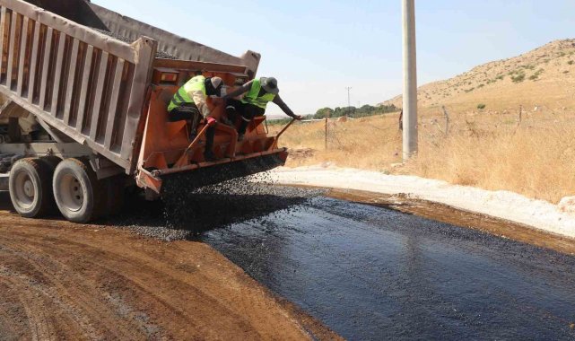 Haliliye kırsalında yeni yollar hizmete sunuluyor