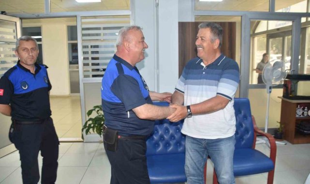 Hayatını kurtaran Kdz. Ereğli zabıtasına tatlıyla teşekkür etti