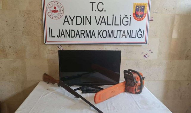 Hırsızlık şüphelisi çaldığı malzemeler ile birlikte yakalandı