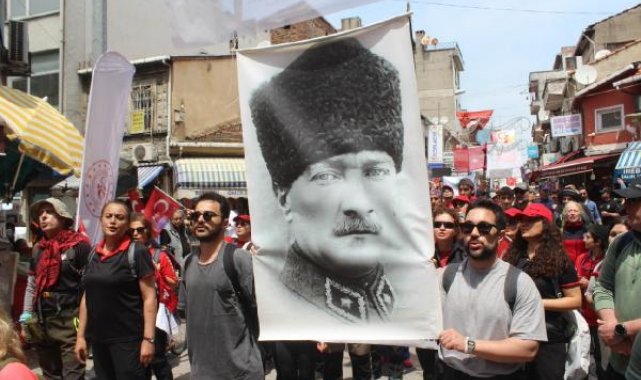 İnebolu'da, 'Atatürk ve İstiklal Yolu Yürüyüşü' başladı