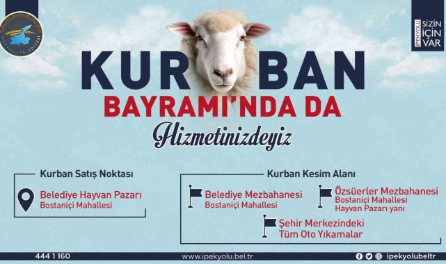 İpekyolu'nda kurban satış ve kesim yerleri belirlendi