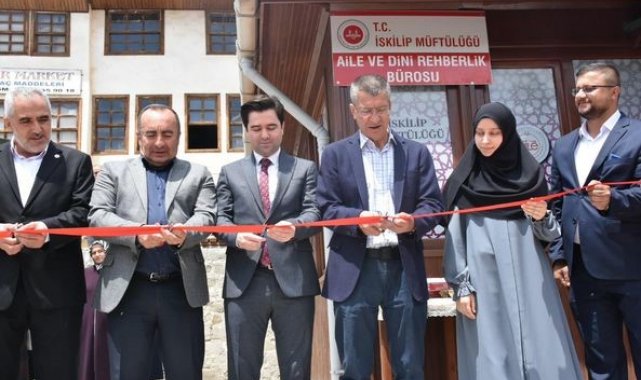 İskilip'te "Aile ve Dini Rehberlik" bürosu açıldı
