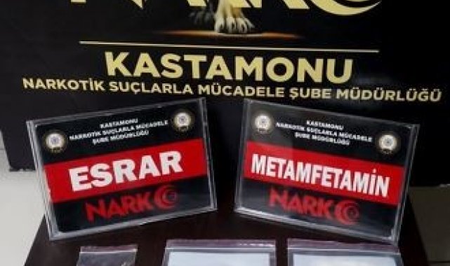 İstanbul'dan Kastamonu'ya uyuşturucu getiren 2 şahıs yakalandı