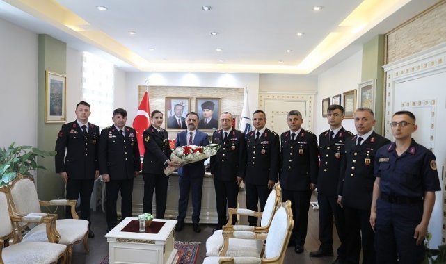 Jandarma Teşkilatından Vali Aktaş'a ziyaret