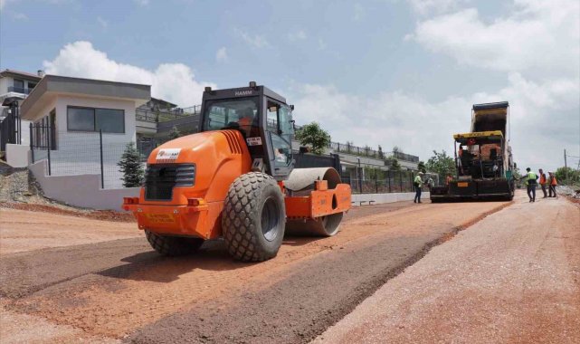 Kabaoğlu'nda asfalt hazırlığı başladı