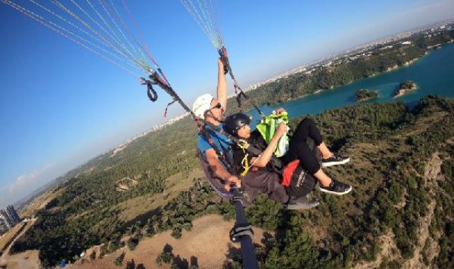 Kanseri yenen Melisa'dan yamaç paraşütlü kurban bağışı çağrısı