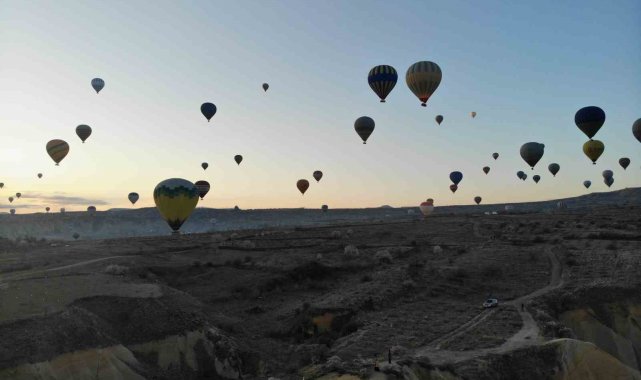 Kapadokya'da bayram tatilinde doluluk oranı yüzde 70'i geçti