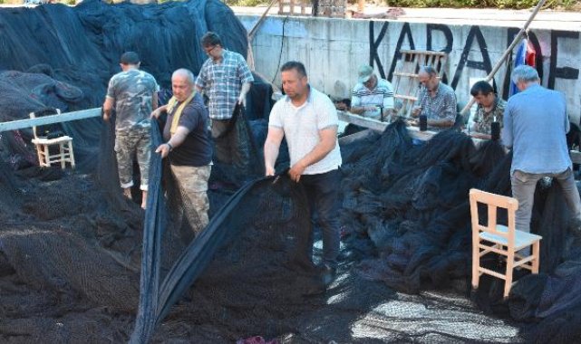 Karadeniz'de ağ mesaisi başladı