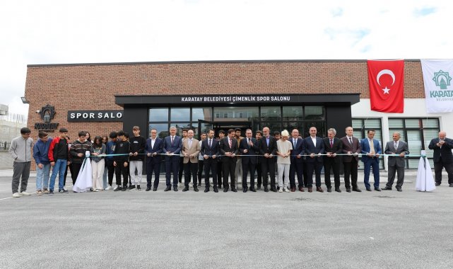 Karatay Çimenlik Kapalı Spor Salonu hizmete açıldı