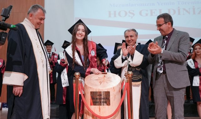 KBÜ Diş Hekimliği Fakültesi ilk mezunlarını verdi