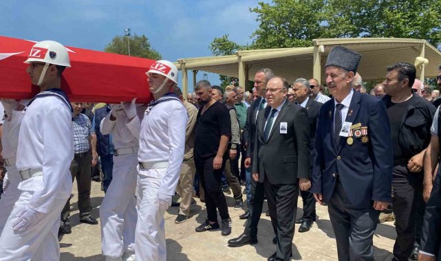 Kıbrıs Gazisi son yolculuğuna uğurlandı