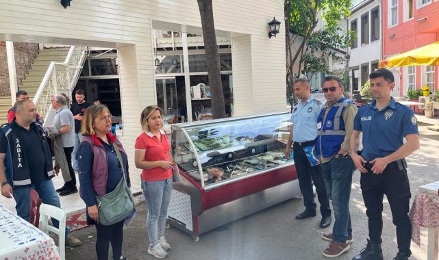 Kınalıada ve Burgazadası'nda restoranlar denetlendi