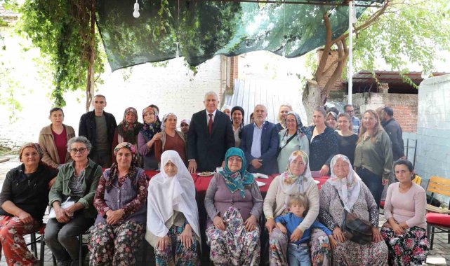 Kızılcaköylü kadınlardan Başkan Atay'a teşekkür